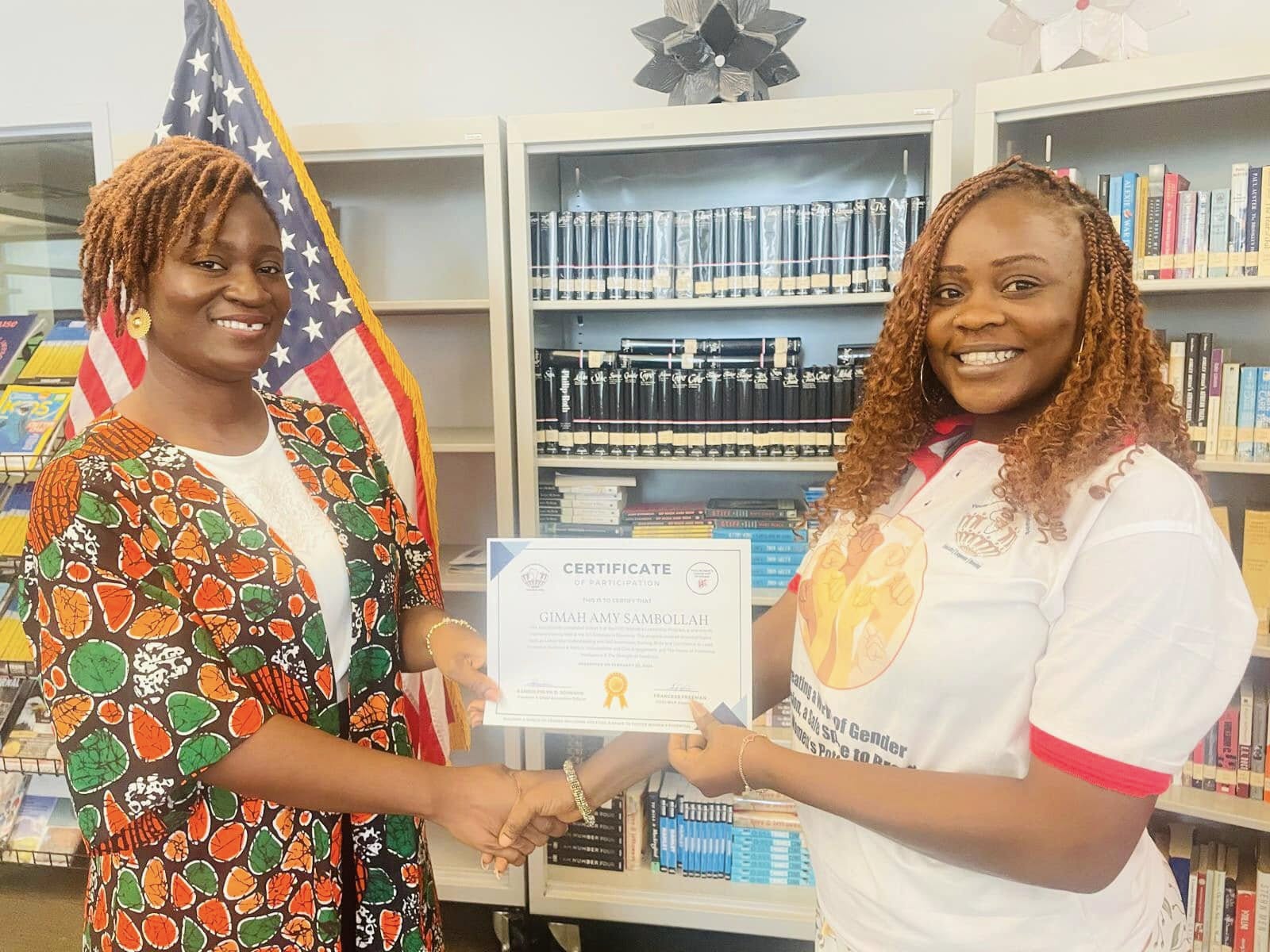 Young African leaders in a workshop